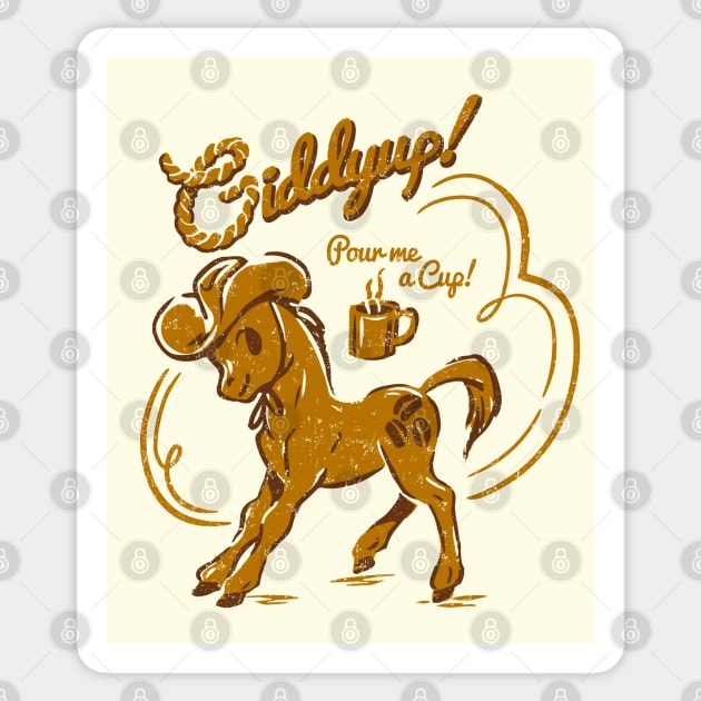 Giddyup! Sticker by Marianne Martin